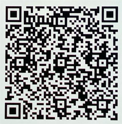 Cropped QR code for the first account